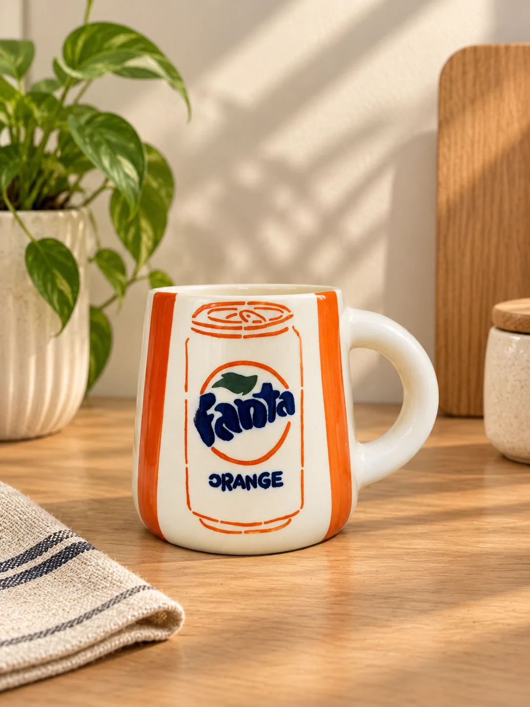 Fanta Orange Motif 330 ml Ceramic Coffee Mug